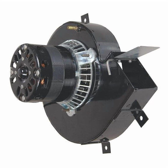 Draft Inducer, 115, Metal, 7 7/64 in W, 5 1/32 in H, 5/2.75 x 1.75 Inlet and Outlet Dia.