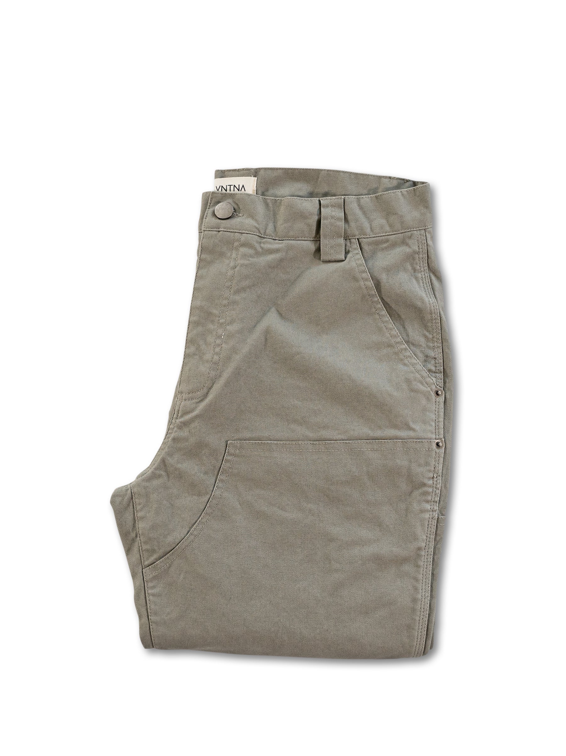 Draft Pant in Duck Canvas Ash