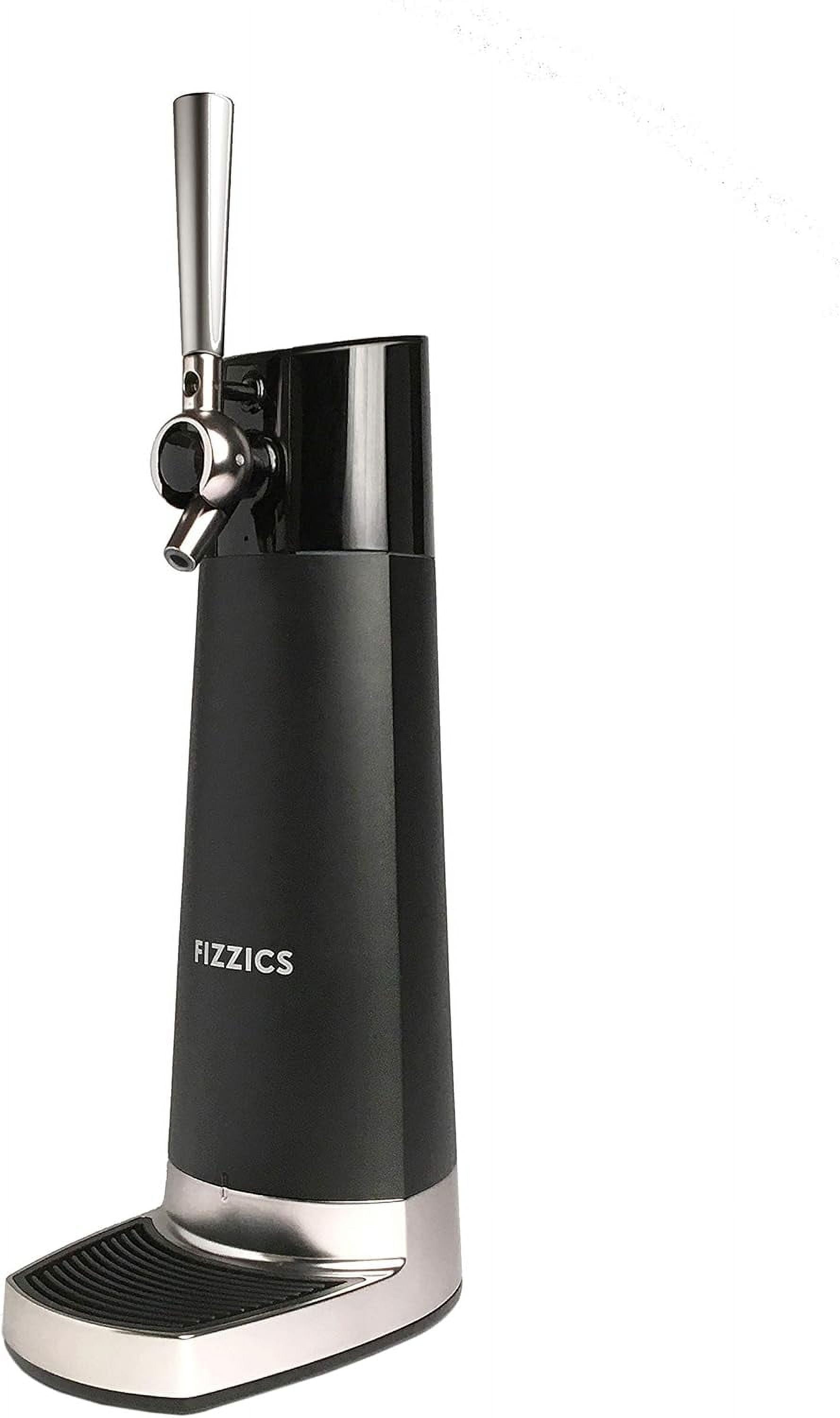 DraftPour Beer Dispenser - Converts Any Can or Bottle Into a Nitro-Style Draft, Gift for Men and Beer Enthusiast, Beer Tap Draft Machine - Carbon