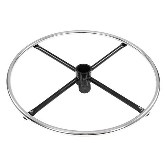 Drafting Chair Foot Ring - 24 Inch Enlarged Plated Footrest, 250lb Capacity - Adjustable Height, Home & Office Chair Accessory