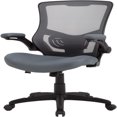 Drafting Chair MidBack Mesh Tall Office Chair with FlipUp Arms Desk