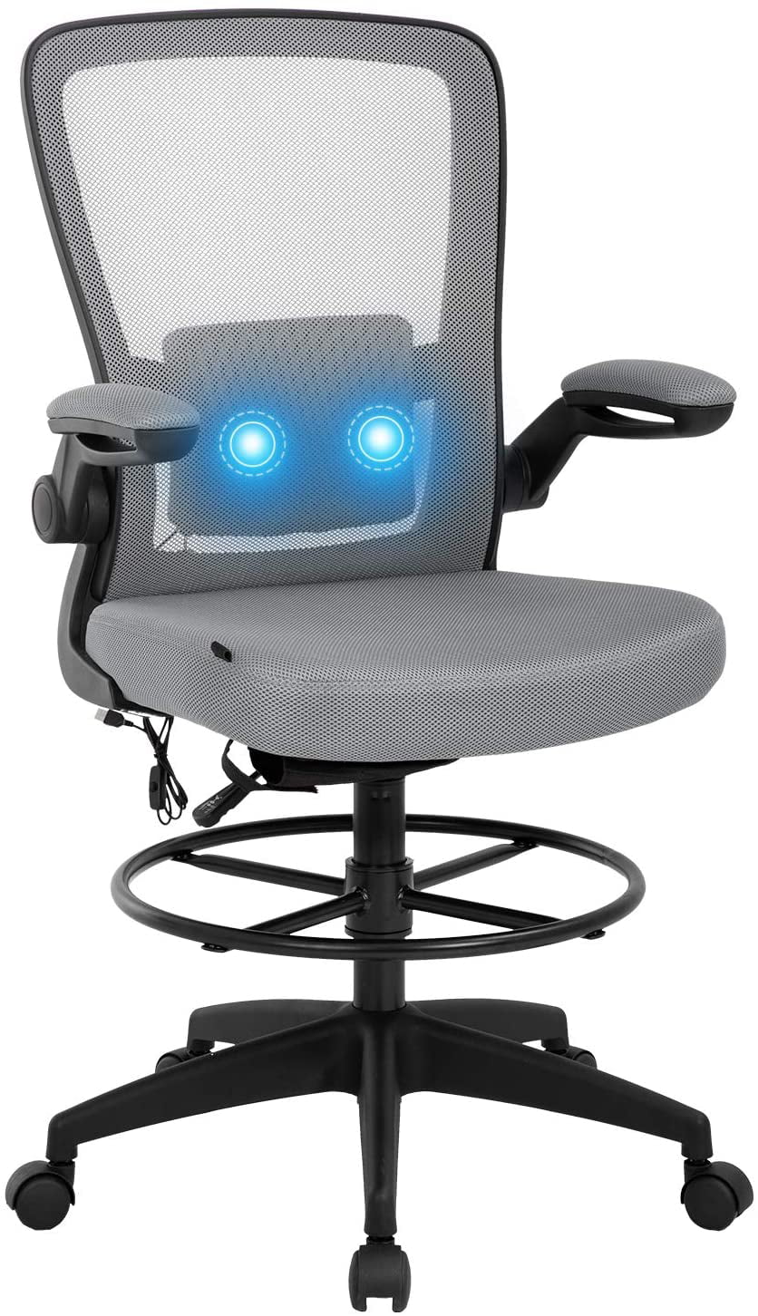 https://i5.walmartimages.com/seo/Drafting-Chair-Tall-Office-Adjustable-Height-Lumbar-Support-Flip-Up-Arms-Footrest-Task-Mesh-Desk-Massage-Computer-Standing-Desk-Grey_3888219b-2857-471d-bf3a-b132173d594b.13772cfd0d34f3d446af20bf37257a1b.jpeg