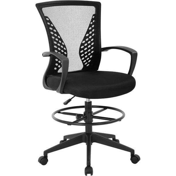 Drafting Chair Tall Office Chair Ergonomic Office Chairs Adjustable