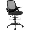 Drafting Chair Tall Office Chair with Flip Up Arms for Standing Desk