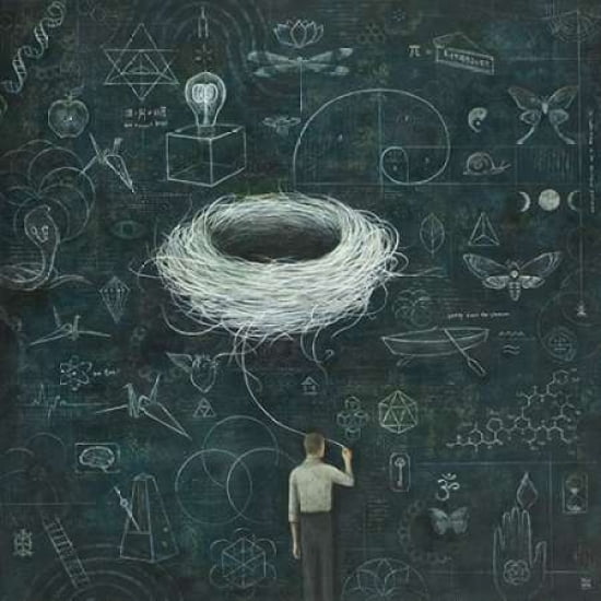 Drafting Drifting ConsciousNest Canvas Art - Duy Huynh (24 x 24)