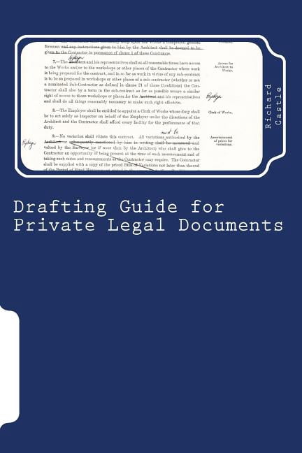 Drafting Guide for Private Legal Documents (Paperback) - Walmart.com