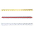 thumbnail image 1 of Drafting Ruler Triangular Scale Ruler for Draftsmen Architectural Scale Ruler 12" Architecture Ruler, 1 of 8