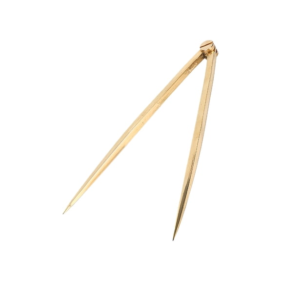 Drafting Tool With Stabilized Calibration For Charts Brass Construction Navigation Divider