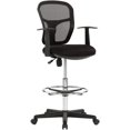 Drafting Work Chair with Foot Rest Adjustable Height Chair