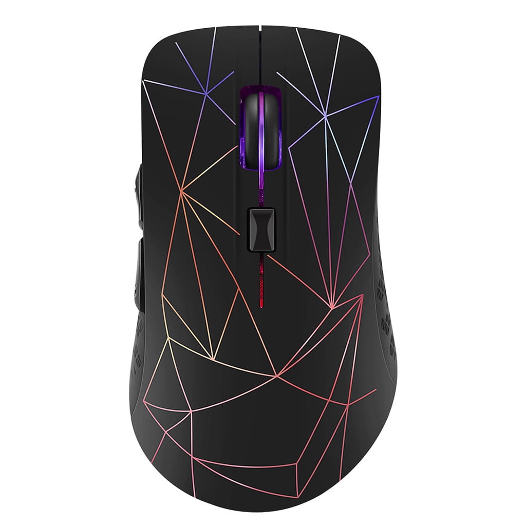 Drag Clicking Tape 2.4G Wireless Bluetooth Dual Mode Gaming Mouse