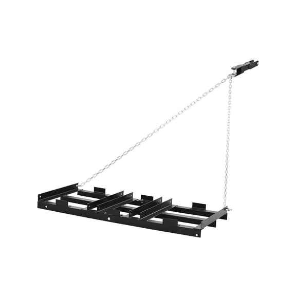 Drag Harrow 48x20in - Tow Behind Grader, Driveway Leveler, ATV/UTV/Tractor Compatible, 50lbs Capacity, Galvanized Steel Lawn Rake