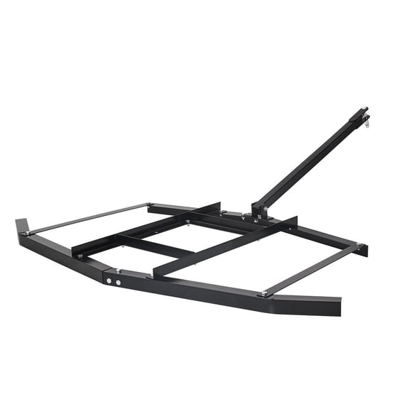 Drag Harrow, 66" Width Tow Behind Drag Harrow, Q235 Steel Driveway Grader with Adjustable Bars & Pin Hitch, Support up to 50 lbs, Tractor Driveway Harrow for ATVs, UTVs, Garden Lawn Tractors