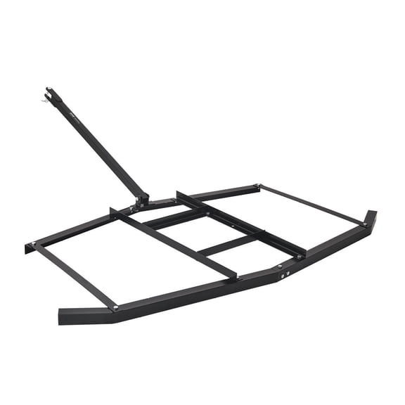 Drag Harrow 74" Tow Behind, Steel Gravel Grader for ATV UTV - Heavy Duty Land Leveler, Driveway Prep, Arena Groomer