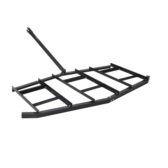 Drag Harrow 84" Tow Behind Steel Grader for ATV UTV Tractor - Heavy Duty Leveling Rake for Gravel Driveways, Arenas, Fields
