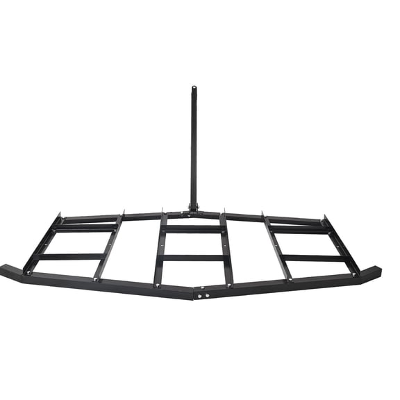 Drag Harrow, 84" Width Tow Behind Drag Harrow, Q235 Steel Driveway Grader with Adjustable Bars & Pin Hitch, Support up to 50 lbs, Tractor Driveway Harrow for ATVs, UTVs, Garden Lawn Tractors