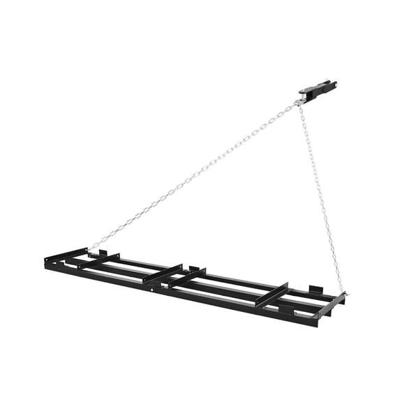 Drag Harrow 96x20 inch - Tow Behind Grader for Driveway Leveling, ATV/UTV/Tractor Compatible, Heavy Duty Steel Lawn Rake with Adjustable Width, 50lbs Capacity