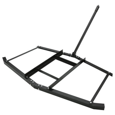 Drag Harrow, Steel Driveway Drag with Pin Hitch, Tow Behind Landscape Leveling Rake 50lbs Max Heavy-Duty Lawn Leveling Tools for Tractor, Truck, Mower, ATV, Utv