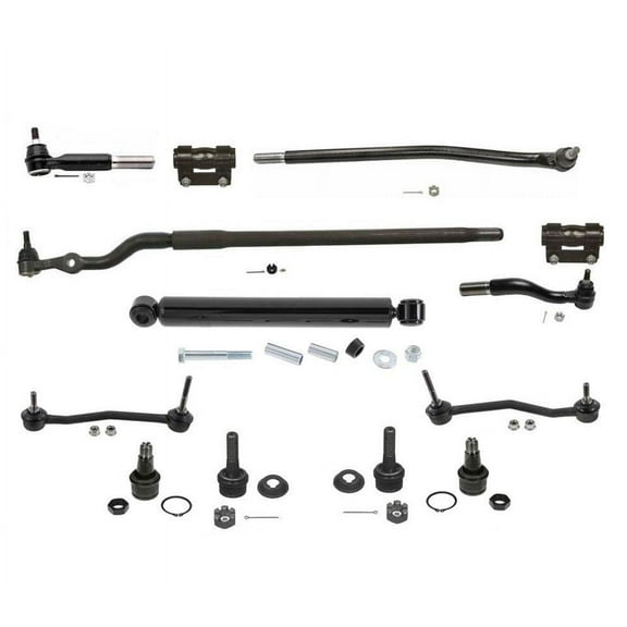 Drag Link Tie Rod Ball Joints 13pc for Ford F250 Super Duty 4 Wheel Drive 00-04