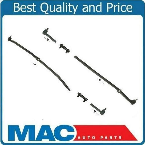 Drag Link & Tie Rods Chassis Kit for Dodge Ram 03-07 Ram 2500 4 Wheel Drive 6Pc