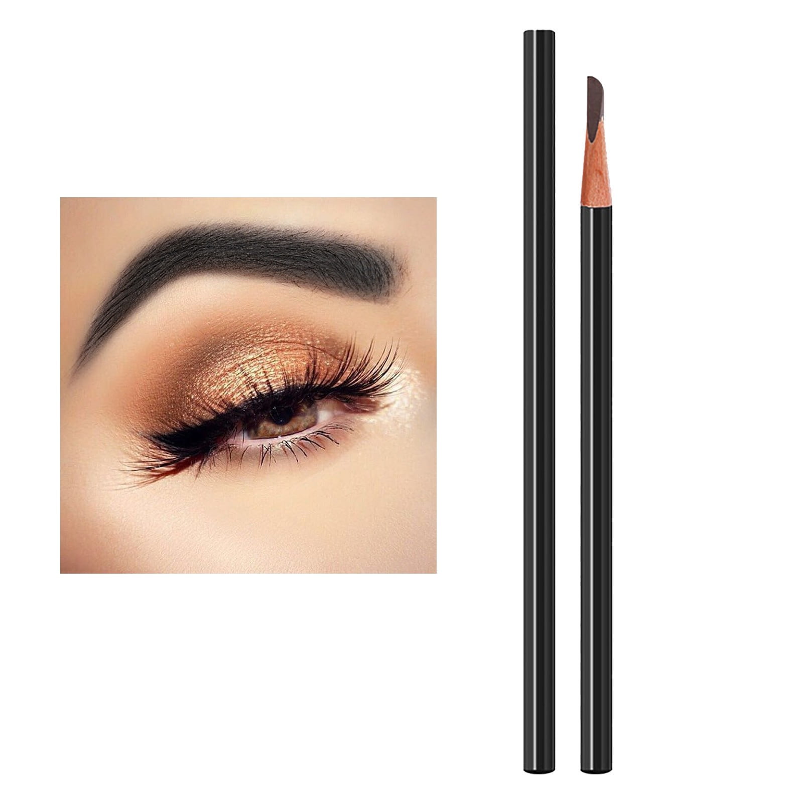 Drag Makeup Eyelashes Eye Brow Tinted Eyebrow Color Light Angled Wax