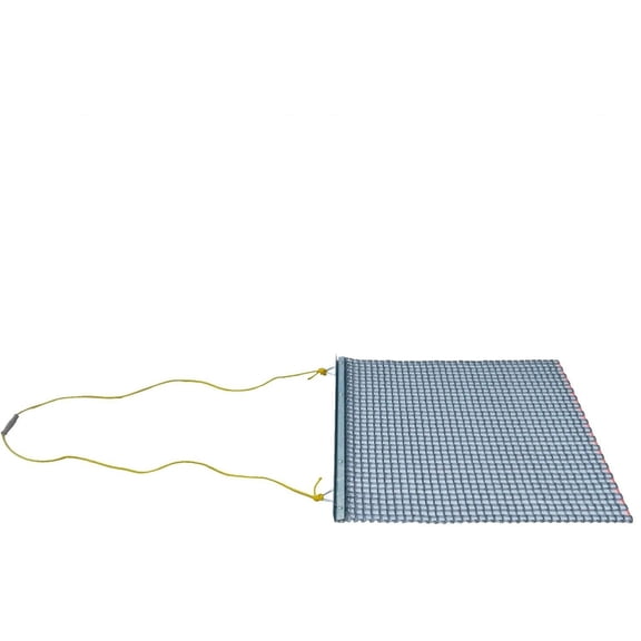 Drag Mat, Lawn Leveler & Baseball Diamond Maintenance Rake, Manual Tow Rope Included, 3 Feet by 3 Feet