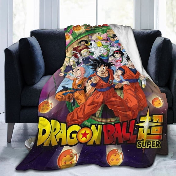 Drag_On Ball Z Blanket Ultra-Soft Throw Blanket For Couch Bed Sofa, Lightweight Warm Bedding Blanket Fleece Bedding 50"X40"