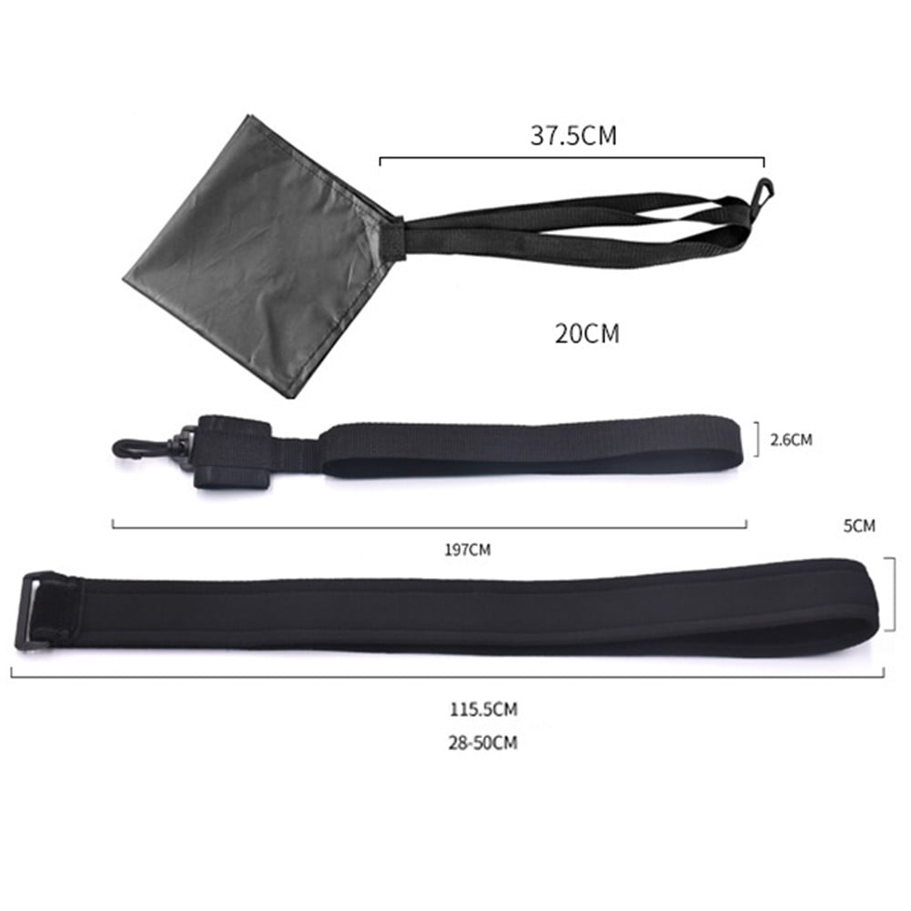 Drag Parachute Trainer Swim Resistance Belt for Fast and Effective
