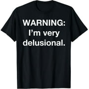 NOEOEWLK Drag Queen Delusion Delusional Slay Fierce Diva Funny Joke T-Shirt