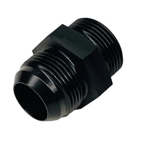 Drag Race Solutions DRR3516-16AN-B O-Ring Boss To Male AN 16-ORB To 16-AN Fitting Adapter - Black