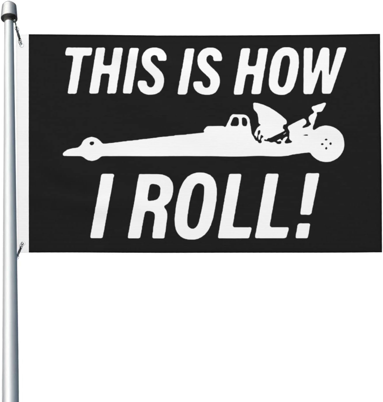 Drag Racing Flag 3x5 Ft Outdoor Decoration Banner Yard Flag With ...