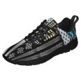 thumbnail image 1 of Drag Racing Running Shoes Sneakers Mesh Black Size 10.5, 1 of 5