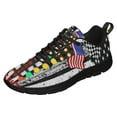 thumbnail image 1 of Drag Racing Running Shoes Sneakers Mesh Black Size 3.5, 1 of 5