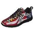 thumbnail image 1 of Drag Racing Running Shoes Sneakers Mesh Black Size 7, 1 of 5