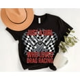thumbnail image 1 of Drag Racing Shirt: Checkered Flag Tee, Motorsport Fan Gift All Size S-5Xl, 1 of 5