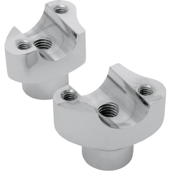 Drag Specialties 0602-0402 Forged Aluminum Straight Riser - 8in. - Chrome