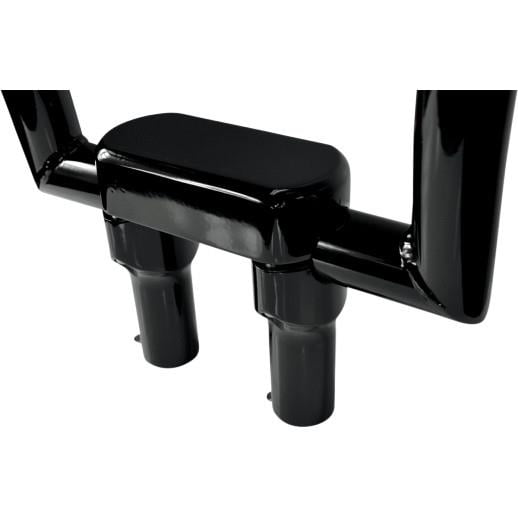 Drag Specialties 0602-0605 Handlebar Riser/Top Clamp Kit with 1-1/2in. Clamping Area - 4in. Tall - Black