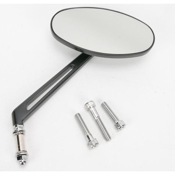 Drag Specialties 0640-0286 Stealth II Black Mirror - Standard