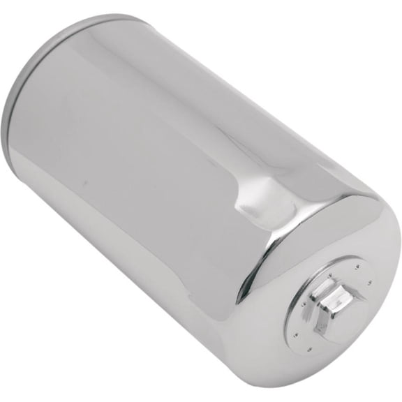 Drag Specialties 0712-0007 Chrome Magnetic Ring Oil Filter with Nut