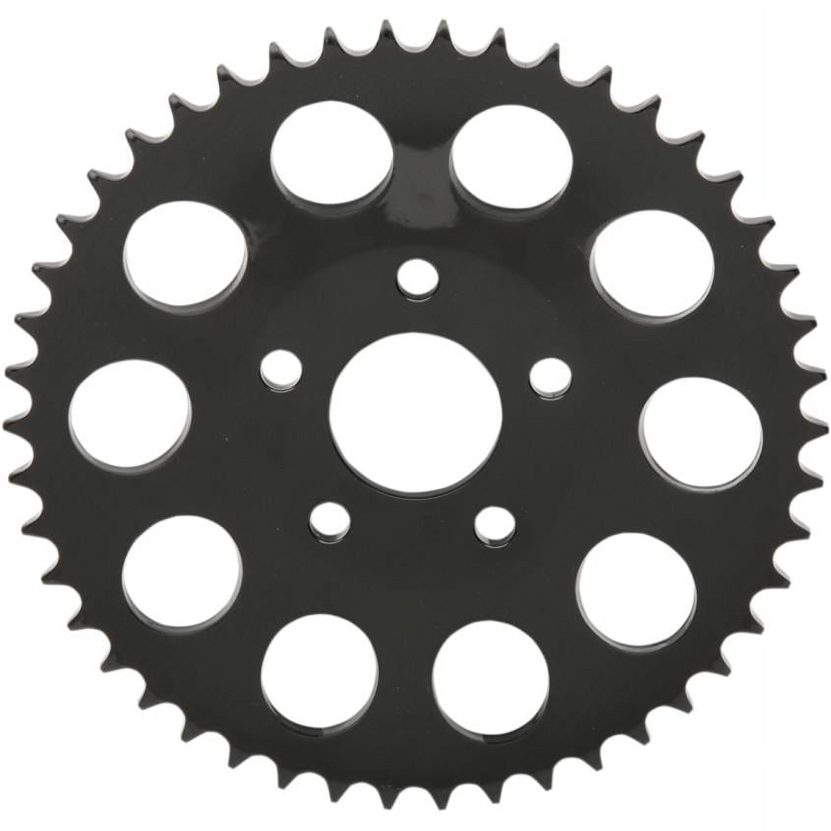 Drag Specialties 1210-1840 Rear Wheel Sprocket - 46T - Gloss Black