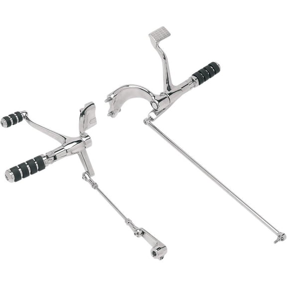 Drag Specialties 1622-0140 Sportster Forward Control Kit - Standard - Chrome