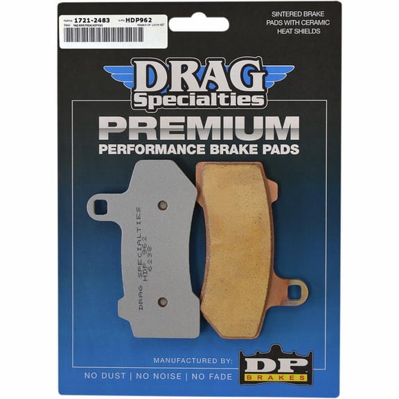 Drag Specialties 1721-2486 Premium Sintered Metal Brake Pads