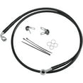 thumbnail image 1 of Drag Specialties 1741-3996 Extended Stainless Steel Front Brake Line Kit - Black Vinyl Coated - 68-1/2in., 1 of 1