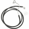 thumbnail image 1 of Drag Specialties 1741-4508 Extended Stainless Steel Front Brake Line Kit - Black Vinyl Coated - 72.5in. (+8in.), 1 of 1