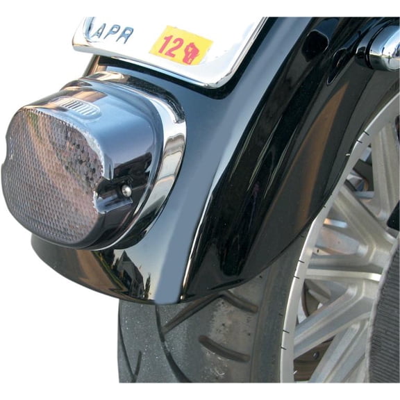 Drag Specialties 2010-0769 LED Low-Profile Smoke Lens Taillight with Top Tag Light