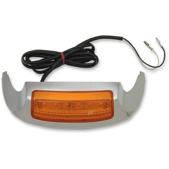Drag Specialties 2040-1965 LED Front Fender Tip Light - Amber Lens