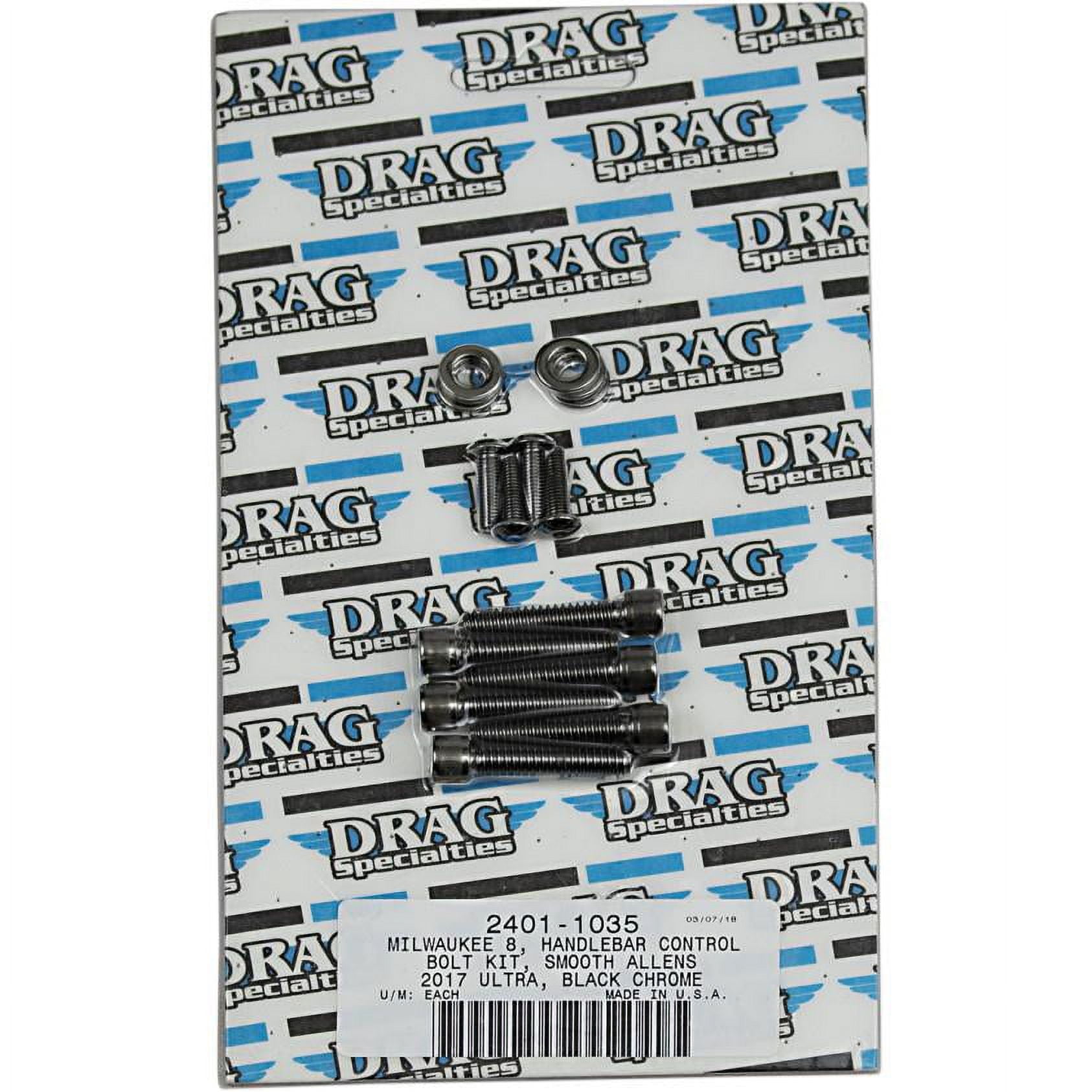 Drag Specialties 2401-1035 Handlebar Controls Bolt Kit - Smooth