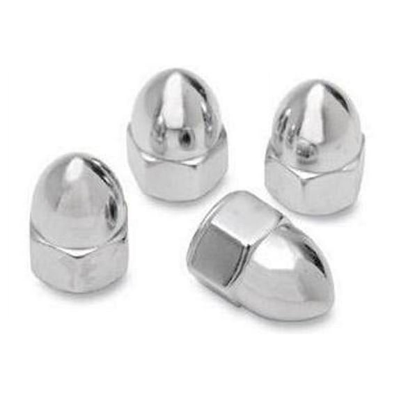 Drag Specialties Chrome Ware Acorn Nuts 1/2in.-13 DS-190325