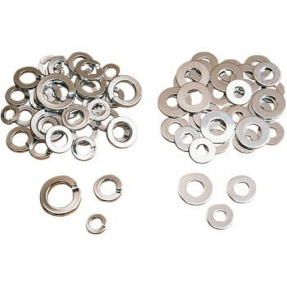 Drag Specialties DS-190500 Chrome Lock Washer Kit