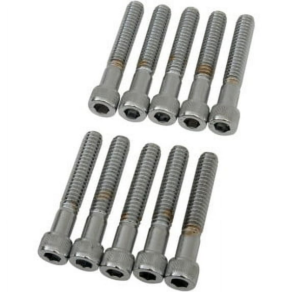 Drag Specialties DS-190538 Coarse-Thread Socket-Head Bolts - 1/4in.-20 x 1 1/4in.