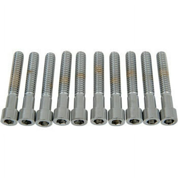 Drag Specialties DS-190549S Coarse-Thread Socket-Head Bolts - 5/16in.-18 x 1 3/4in.